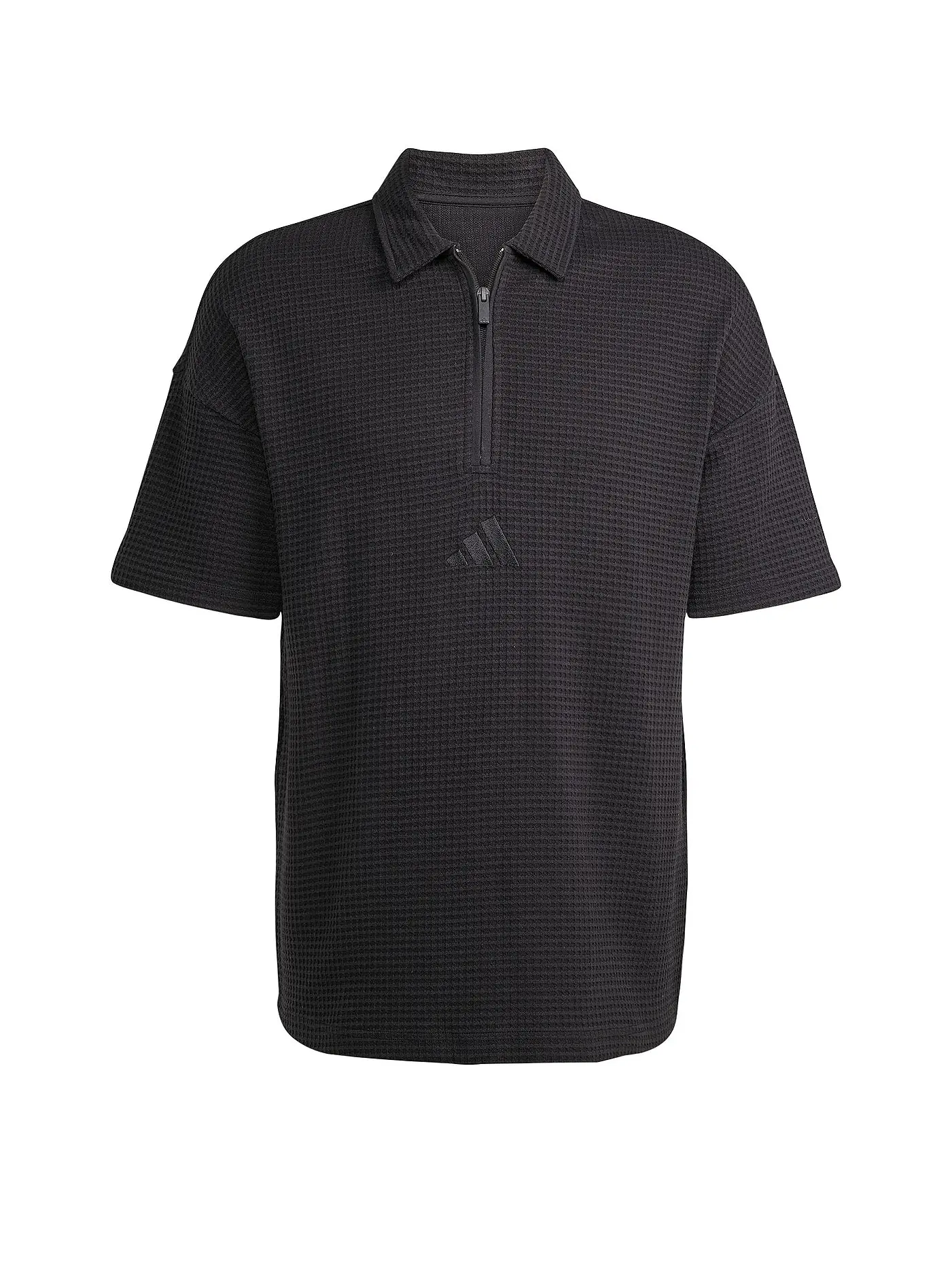 ADIDAS | Herren Polo ALL SZN Waffelstrick | schwarz